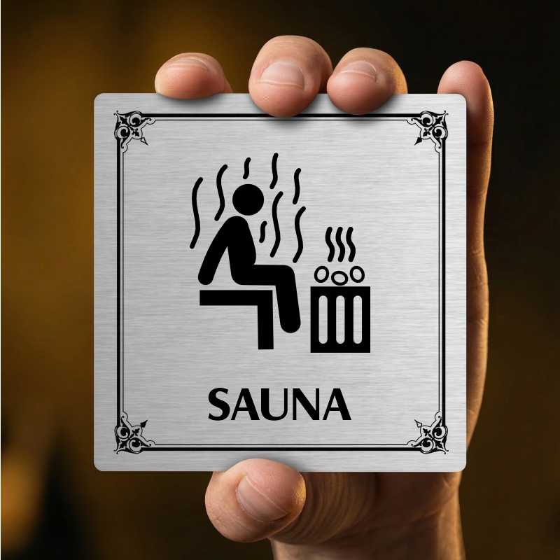 Sauna, 80x80mm, pergamen, Texas